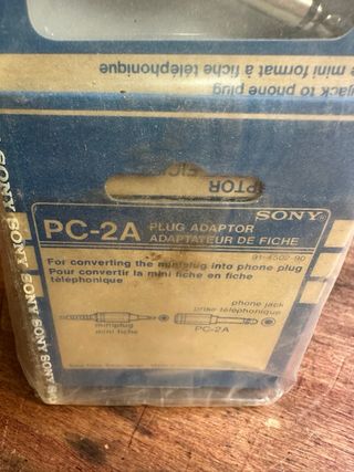 Lote Adaptadores Audio SONY PC-2A - Vintage Nuevo
