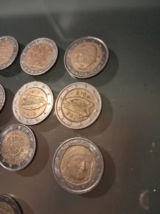 Lote 10 Monedas 2 Euros Conmemorativas