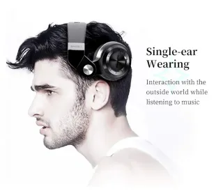 Auriculares Bluedio Hurricane Plateados