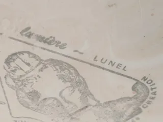 Lámpara Rara Lunel  Francia