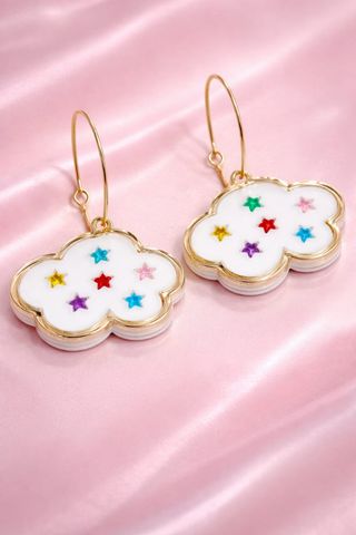 Pendientes Nube Estrellas Multicolor
