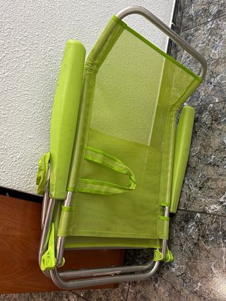 Silla/Hamaca Playa Verde y Plateada