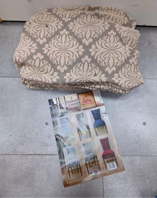 Set 6 fodere per sedie fantasia damascata