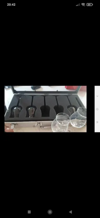 Cassetta porta bicchieri distillato ANAG