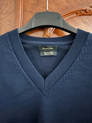 Jersey Massimo Dutti Azul Marino Talla M