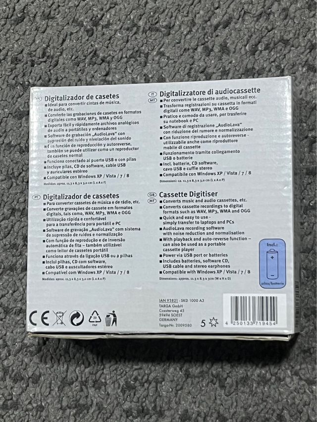 2 Digitalizadores  de Casetes