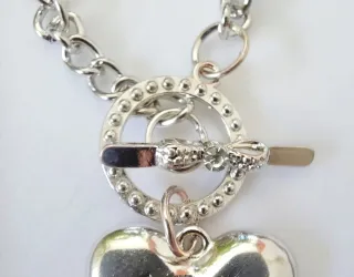 Bracciale Guess Cuore Argento