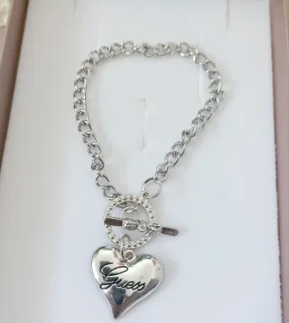 Bracciale Guess Cuore Argento