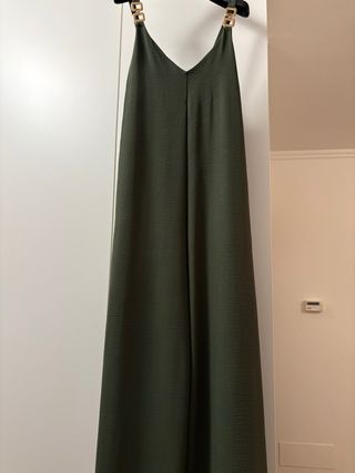 Tuta salopette donna verde