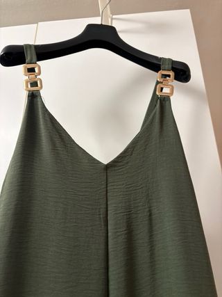 Tuta salopette donna verde