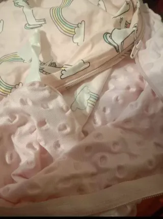 Manta Pesada con funda Unicornios y Arcoíris. NUEV