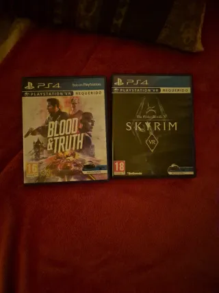 Skyrim VR y Blood & Truth PSVR