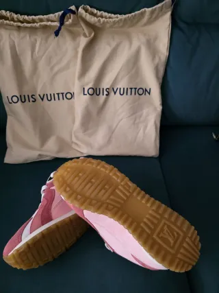 Zapatillas Louis Vuitton Mujer Rosa y Blanco