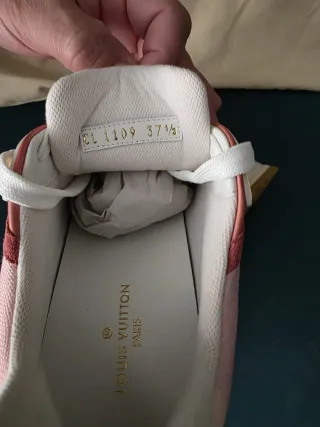 Zapatillas Louis Vuitton Mujer Rosa y Blanco