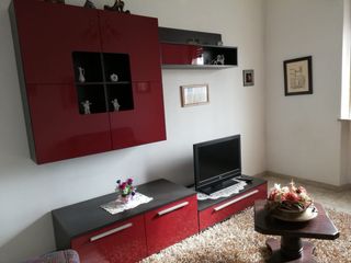 Mobile Soggiorno Design Rosso Lucido