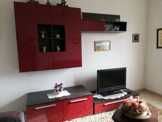 Mobile Soggiorno Design Rosso Lucido