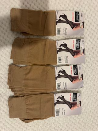 Calcetines Fossat 18D Mini Media Beige Talla Única