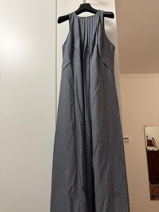 Abito lungo donna grigio estivo