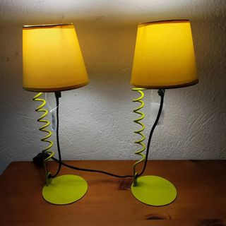Lámparas Vintage Spring Pop Art (Pareja)