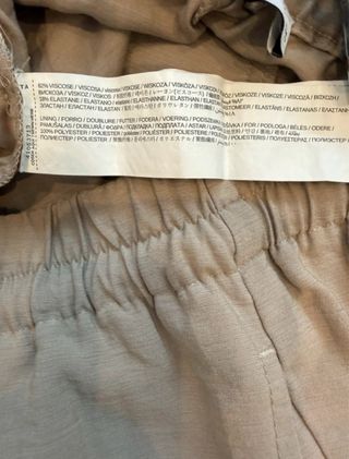 Pantalón mujer fluido. Talla L. Mango