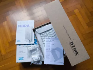 Modem Fibra D-Link DVA-5592 + GPON Technicolor AFM