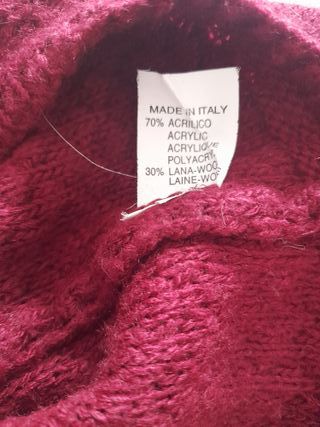 Blusa larga sin mangas color rojo