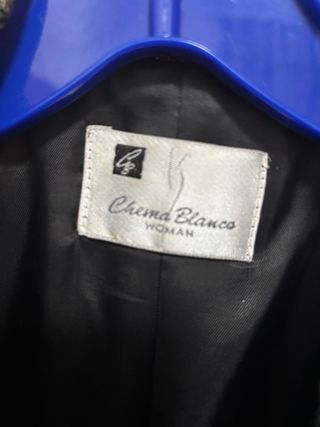 Chaqueta Elena Blanco Mujer Gris