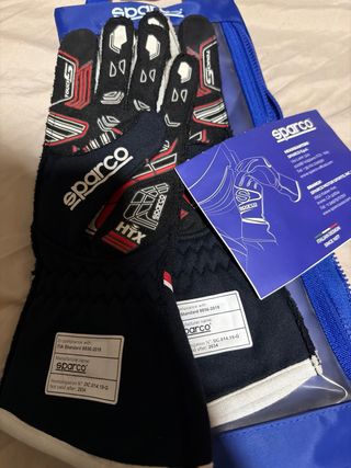 Guantes Sparco Arrow Azul/Rojo