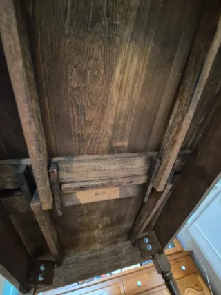 Mesa comedor VINTAGE madera maciza