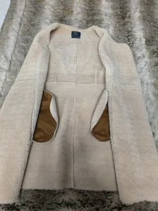 Chaleco Borreguito Bershka Marrón Talla S