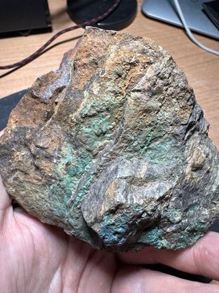 Magnetita con Malaquita de Huelva