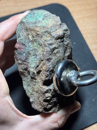 Magnetita con Malaquita de Huelva