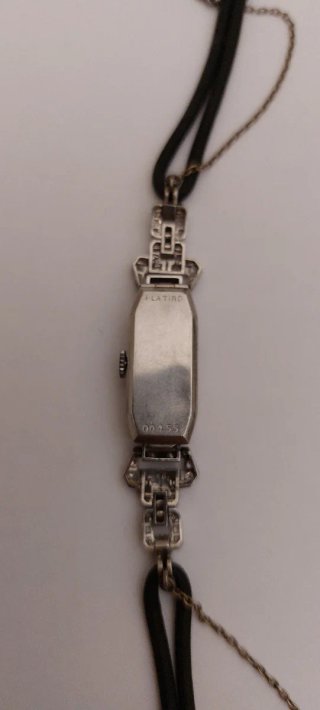 Reloj Art Deco Platino y Diamantes