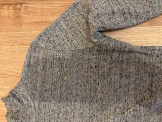 Jersey Bershka cuello alto gris fino