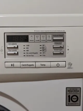 Lavadora LG Direct Drive 8kg