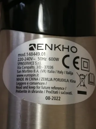 Ricambio motore frullatore ad immersione ENKHO