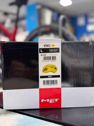 CASCO MET VINCI MIPS AMARILLO METALICO BRILLO L