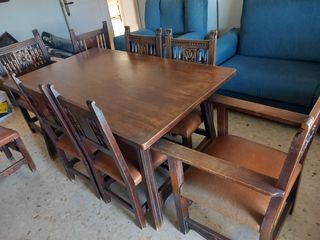 Comedor rústico de madera