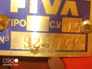 Motobomba PIVA 1.5 c.c. 1985