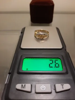 Anillo Oro 18k con Diamantes