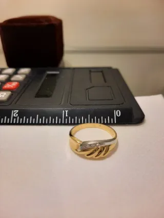 Anillo Oro 18k con Diamantes