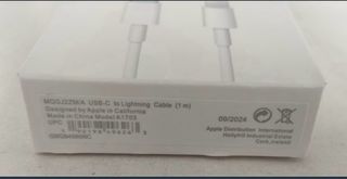 Cable USB-C a Lightning Apple 1m