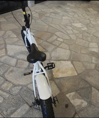 Bici Teklio Fat Bike Bianca