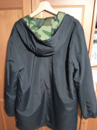 Parka Levi's Hombre Talla M Negra/Verde