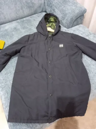 Parka Levi's Hombre Talla M Negra/Verde