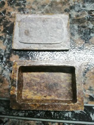 Caixinha vintage em pedra decorada