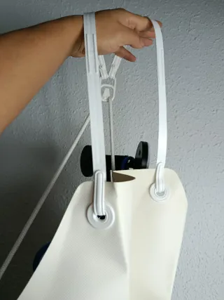 Delantal industrial blanco acrilonitrilo