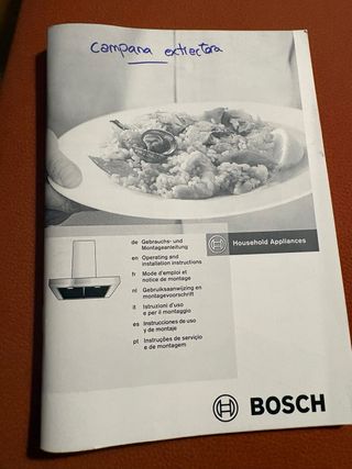 Campana Extractora Bosch Acero Inox. DWB 093651