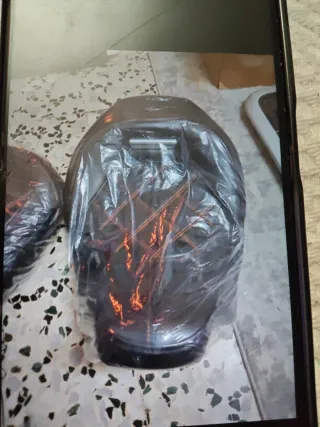 Asiento Harley Davidson Touring Negro/Rojo