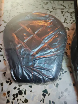 Asiento Harley Davidson Touring Negro/Rojo